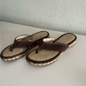 UGG 1649 Flip Flop brown espadrille-9